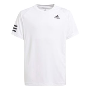 Adidas Boys Club 3-Stribe T-shirt White