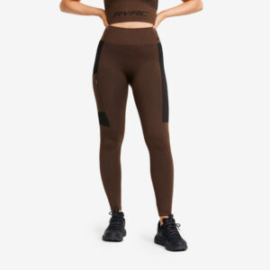 Descent Seamless Tights Naiset Chocolate Chip
