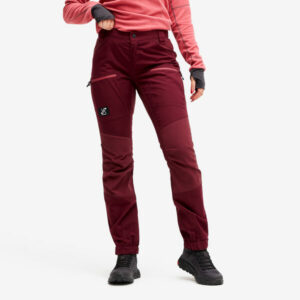 Nordwand Pro Pants Naiset Burgundy/Earth Red
